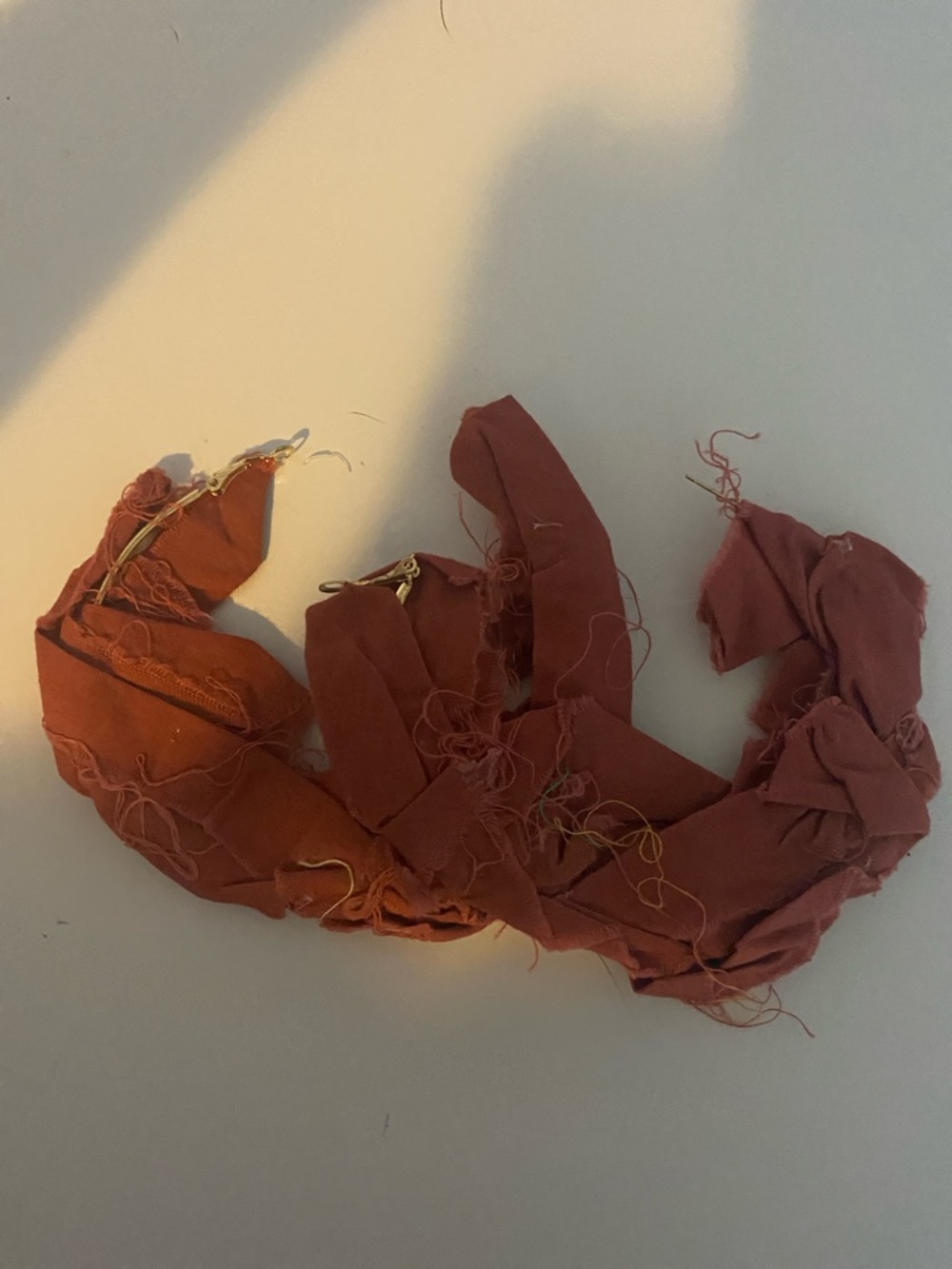 Rust Fabric Knot Headband - Women's Hair Accessory